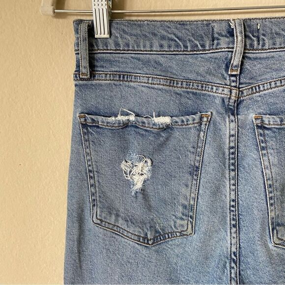 Agolde Nico Blue Jeans Skinny High Rise Slim Fit Cut Out Size 26 - Picture 8 of 11